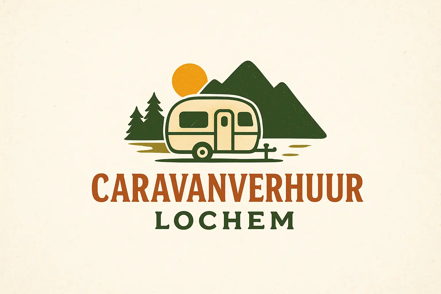 caravanverhuur lochem logo design
